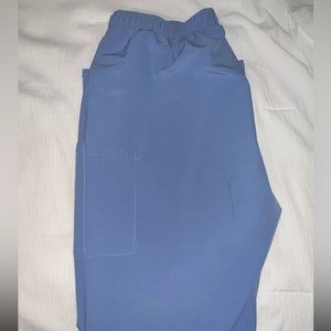 Fundamentals 2 Pocket Light Blue Scrub Bottoms